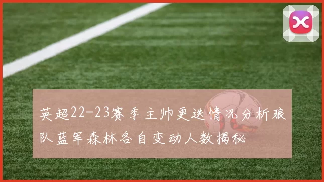 英超22-23赛季主帅更迭情况分析狼队蓝军森林各自变动人数揭秘